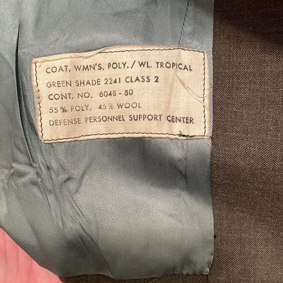 Authentic WWII Tropical Weight Marine Corps uniform jacket - Picture 5 of 5